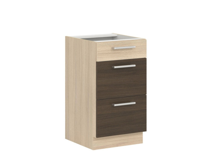 MODENA rijeka tmavá MD14/D45S3, dolná skrinka so zásuvkami v šírke 45 cm MODENA rijeka tmavá MD14/D45S3, dolná skrinka so zásuvkami v šírke 45 cm