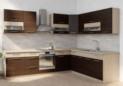 MODENA rijeka tmavá sektorová kuchyňa