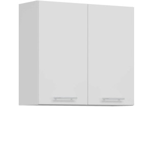 TIFFANY biely lesk T11/G80, horná skrinka v šírke 80 cm