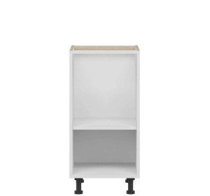 TIFFANY biely lesk T16/D40S1, dolná skrinka so zásuvkou v šírke 40 cm