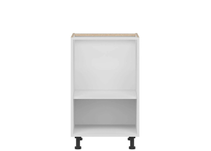 TIFFANY biely lesk T18/D50S1, dolná skrinka so zásuvkou v šírke 50 cm