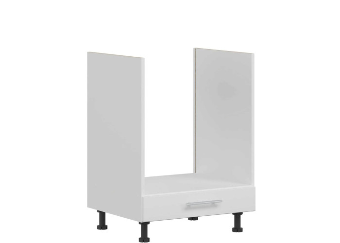 TIFFANY biely lesk T21/D60P, dolná skrinka na vstavanú rúru v šírke 60 cm