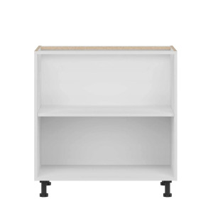 TIFFANY biely lesk T22/D80, dolná skrinka v šírke 80 cm