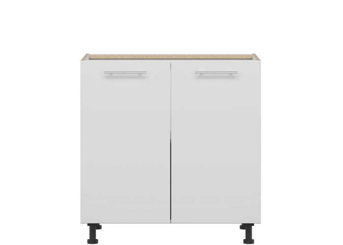 TIFFANY biely lesk T22/D80, dolná skrinka v šírke 80 cm