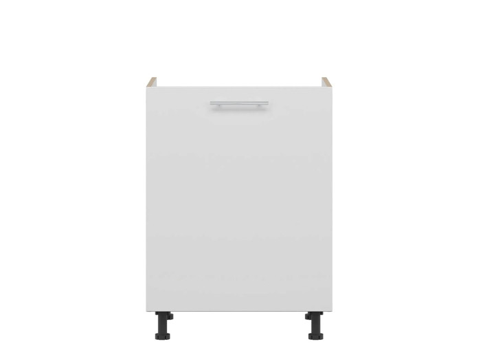 TIFFANY biely lesk T23/D60Z, dolná drezová skrinka v šírke 60 cm