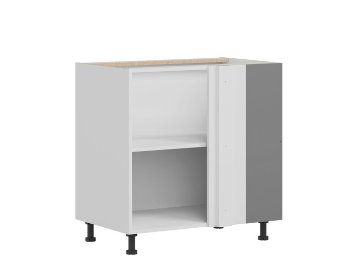 TIFFANY biely lesk T25/DNLP, dolná skrinka do rohu v rozmere 100 x 60 cm