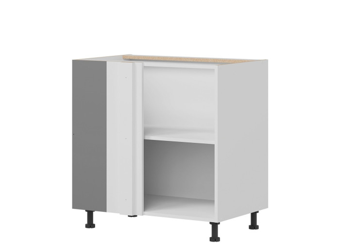 TIFFANY biely lesk T25/DNLP, dolná skrinka do rohu v rozmere 100 x 60 cm