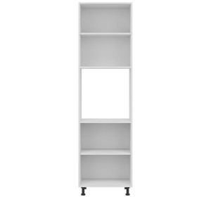 TIFFANY biely lesk T27/D60SP, vysoká skrinka na vstavanú rúru v šírke 60 cm