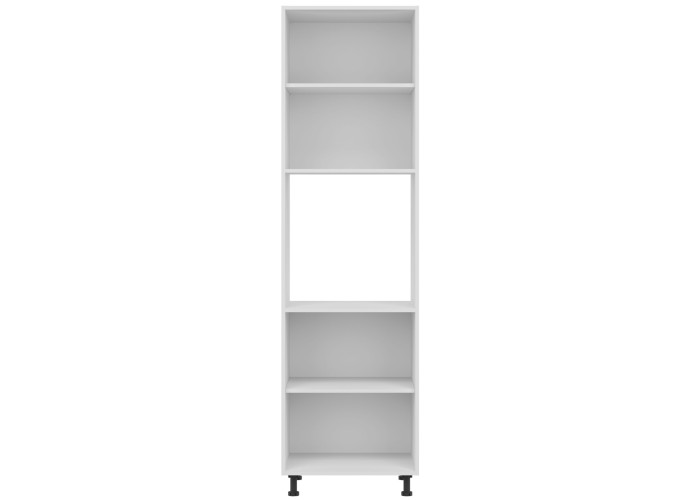 TIFFANY biely lesk T27/D60SP, vysoká skrinka na vstavanú rúru v šírke 60 cm