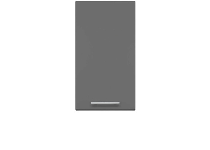 TIFFANY sivý lesk T03/G40, horná skrinka v šírke 40 cm