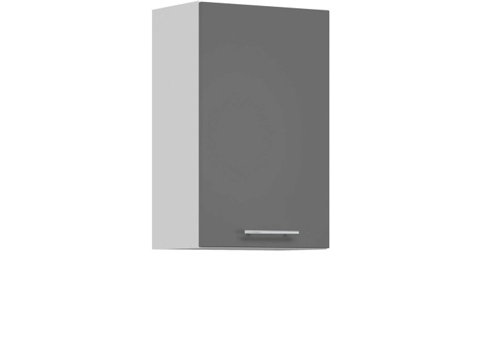 TIFFANY sivý lesk T04/G45, horná skrinka v šírke 45 cm