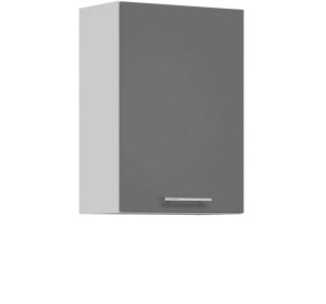 TIFFANY sivý lesk T05/G50, horná skrinka v šírke 50 cm