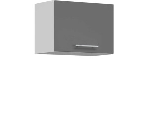 TIFFANY sivý lesk T06/G50o, horná výklopná skrinka v šírke 50 cm