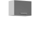 TIFFANY sivý lesk T06/G50o, horná výklopná skrinka v šírke 50 cm