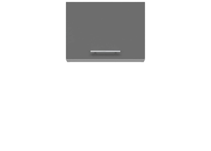 TIFFANY sivý lesk T06/G50o, horná výklopná skrinka v šírke 50 cm