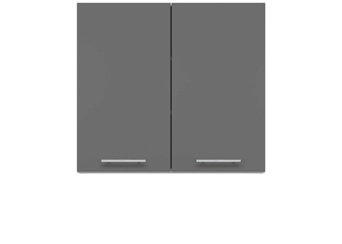 TIFFANY sivý lesk T11/G80, horná skrinka v šírke 80 cm