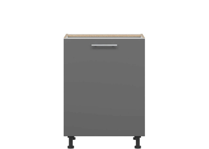 TIFFANY sivý lesk T19/D60, dolná skrinka v šírke 60 cm