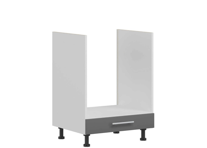 TIFFANY sivý lesk T21/D60P, dolná skrinka na vstavanú rúru v šírke 60 cm