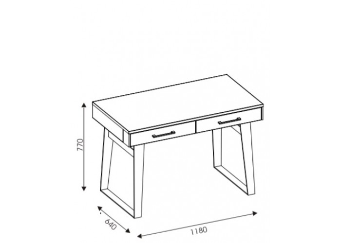 LOFT LT14 písací stolík