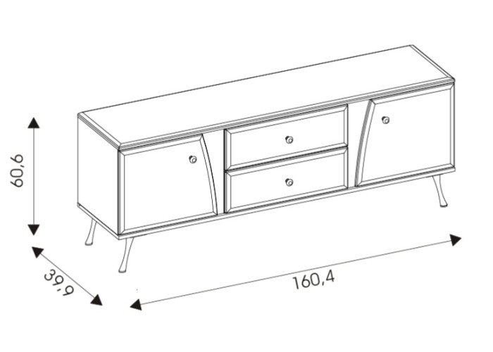 LUXOR LX01 stolík pod TV LUXOR LX01 stolík pod TV