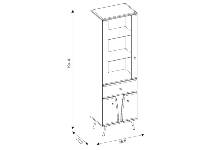 LUXOR LX05 vitrína LUXOR LX05 vitrína