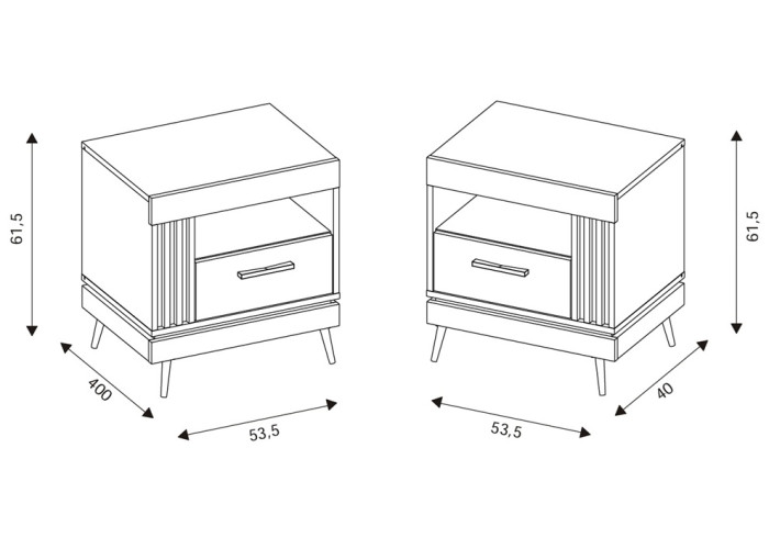 MATI MI19 nočný stolík MATI MI19 nočný stolík