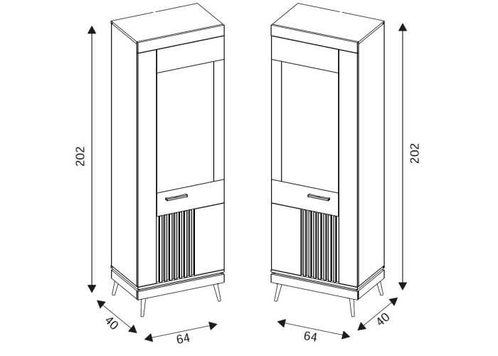 MATI MI09 policová skriňa