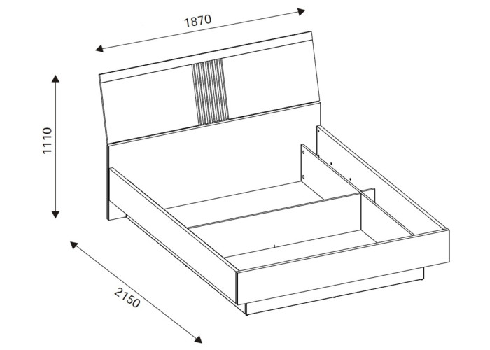MATI MI18/180SP, manželská posteľ 180x200 cm s úložným priestorom a roštom MATI MI18/180SP, manželská posteľ 180x200 cm s úložným priestorom a roštom