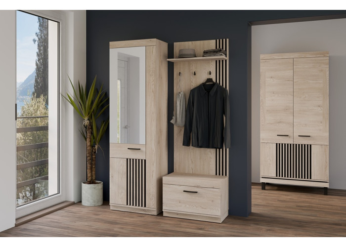 MATI MI14 skriňa do predsiene so zrkadlom