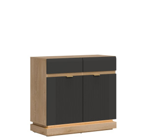 MILTON antracit ML02 komoda