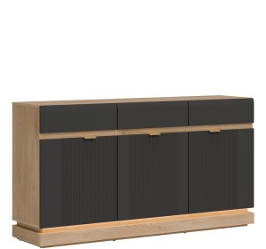 MILTON antracit ML03 komoda