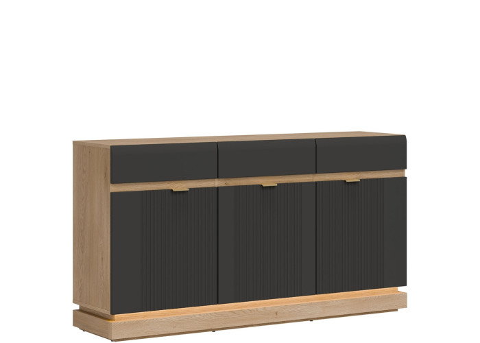 MILTON antracit ML03 komoda