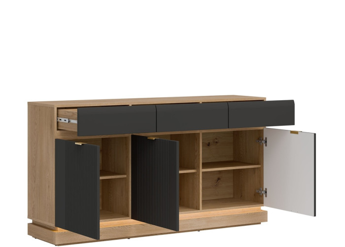 MILTON antracit ML03 komoda