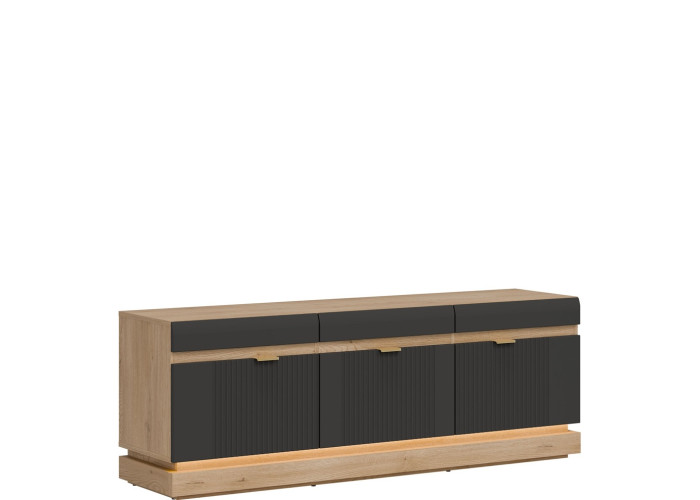 MILTON antracit ML01, skrinka pod TV