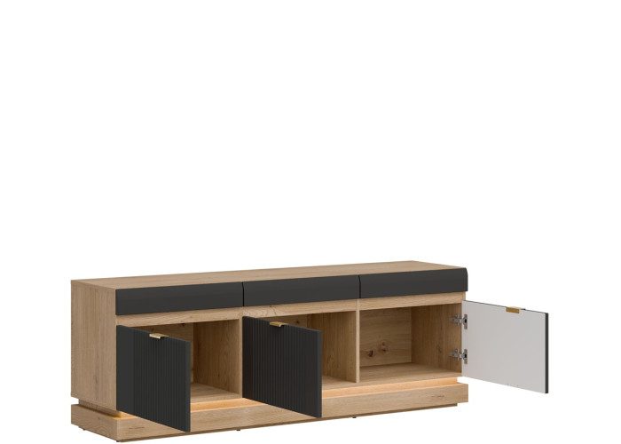 MILTON antracit ML01, skrinka pod TV