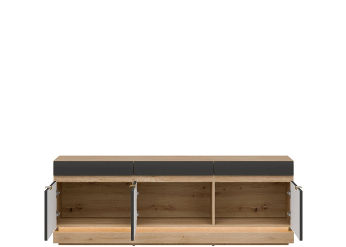 MILTON antracit ML01, skrinka pod TV