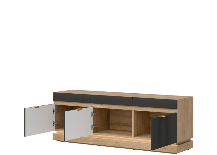 MILTON antracit ML01, skrinka pod TV