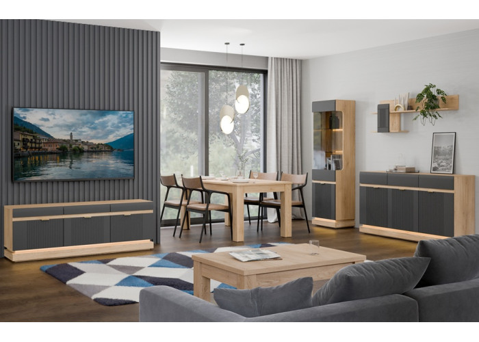 MILTON dub cremona ML09, závesná polica