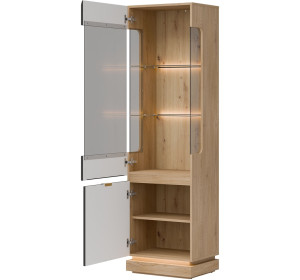 MILTON antracit ML05 vitrína