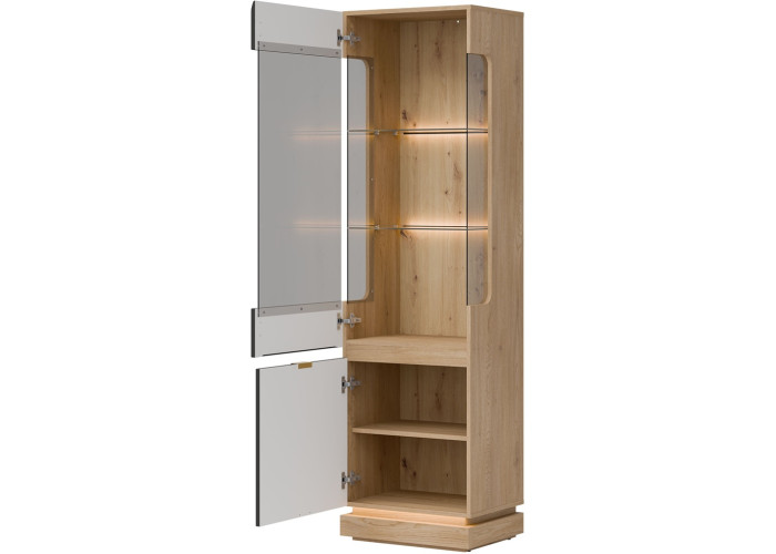 MILTON antracit ML05 vitrína