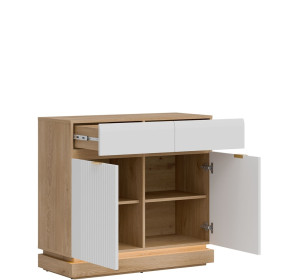 MILTON biela ML02 komoda