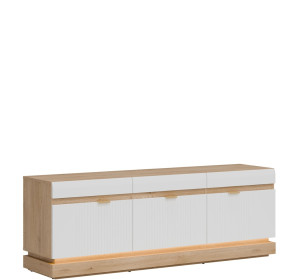 MILTON biela ML01, skrinka pod TV