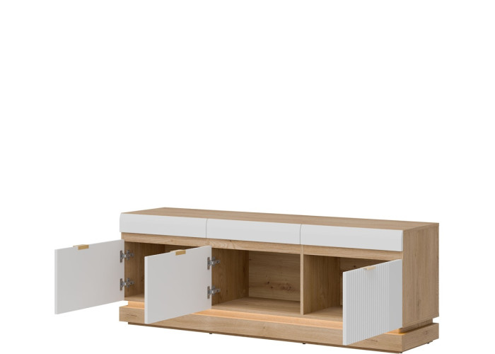 MILTON biela ML01, skrinka pod TV MILTON biela ML01, skrinka pod TV