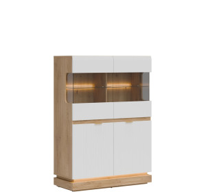 MILTON biela ML04 vitrína