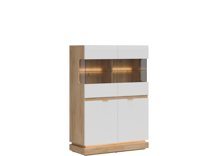 MILTON biela ML04 vitrína MILTON biela ML04 vitrína