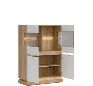 MILTON biela ML04 vitrína