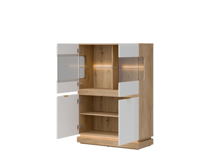 MILTON biela ML04 vitrína MILTON biela ML04 vitrína