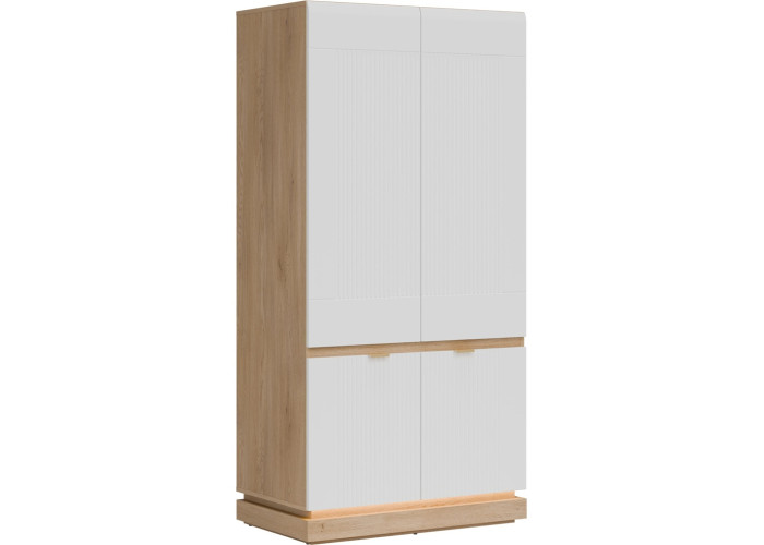 MILTON biela ML08 šatníkovo-policová skriňa MILTON biela ML08 šatníkovo-policová skriňa