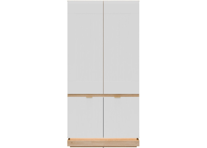 MILTON biela ML08 šatníkovo-policová skriňa MILTON biela ML08 šatníkovo-policová skriňa