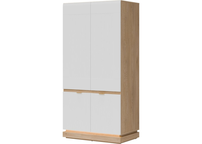 MILTON biela ML08 šatníkovo-policová skriňa MILTON biela ML08 šatníkovo-policová skriňa